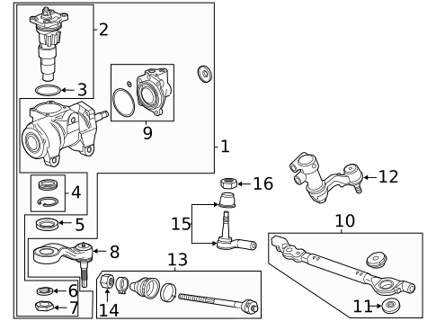 Steering Gear & Linkage for 2025 GMC Sierra 2500 HD #0