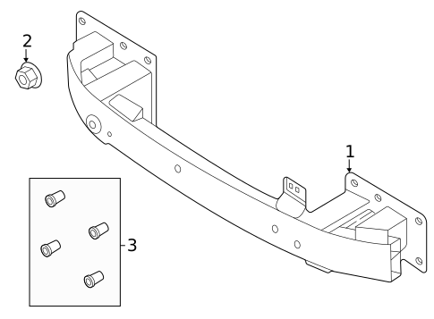Bumper & Components - Front for 2025 Ford Mustang Mach-E #1