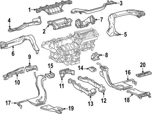 Ducts for 2025 Lexus LX700h #0