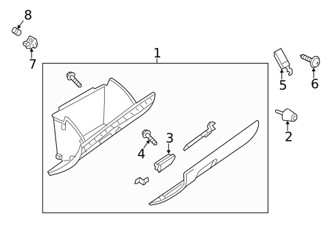 Glove Box for 2017 Mazda 6 #0