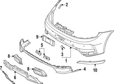Bumper & Components - Rear for 2025 Porsche 911 #0