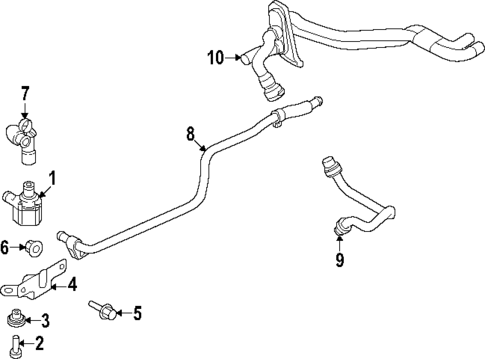 Hoses & Lines for 2025 Audi S7 Sportback #9
