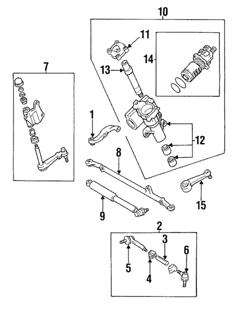 Steering Gear & Linkage for 1993 Toyota T100 #3
