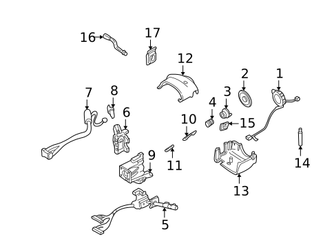 Ignition Lock for 1995 Chevrolet K2500 Pickup #1