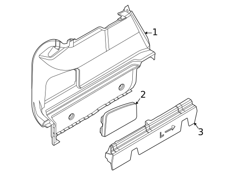 Interior Trim - Rear Body for 2023 BMW M235i xDrive Gran Coupe #3