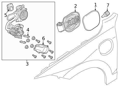 Fender & Components for 2022 Volvo XC60 #1