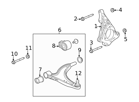 Suspension Components for 2011 Saab 9-5 #2
