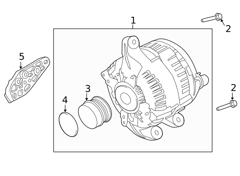 Alternator for 2018 Lincoln MKC #1