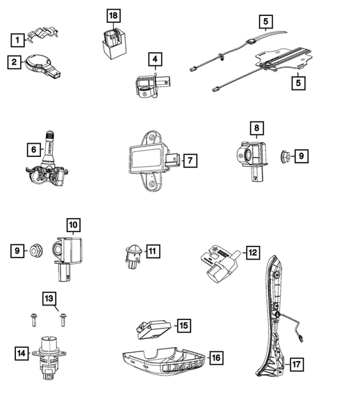 Sensors for 2018 Jeep Compass #0