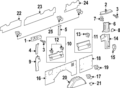 Interior Trim - Side Panel for 2024 Ford Transit-350 #2