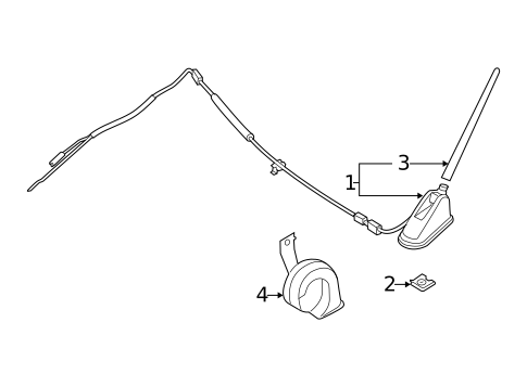 Antenna & Radio for 2024 Nissan Sentra #4