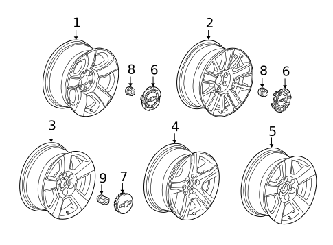 Wheels for 2016 Chevrolet Silverado 1500 #1