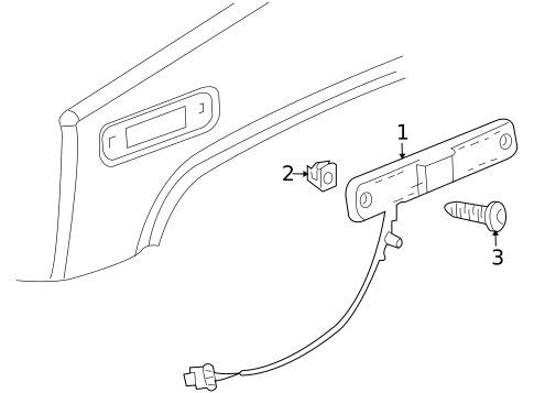 Side Marker Lamps for 2004 Hummer H2 #0