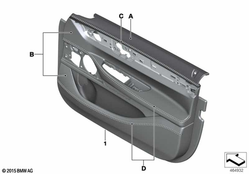 Door Trim Panels / Lateral Trim Panels for 2019 BMW 740eX #6