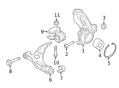 Suspension Components for 2022 Ford Transit Connect #1