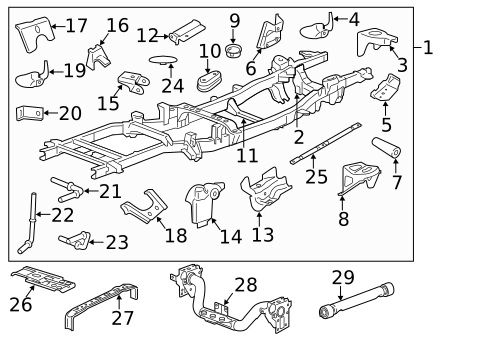 Frame & Components for 2010 Dodge Ram 3500 #0