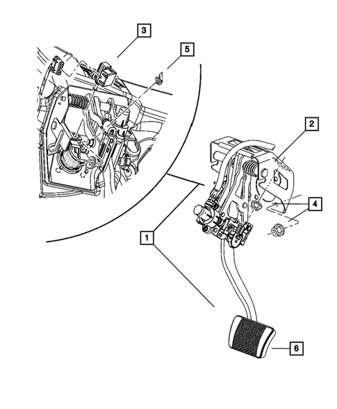 Brake Pedals for 2008 Dodge Charger #1