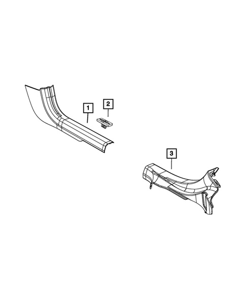 Panels-Moldings-Scuff Plates, Pillar, Cowl, 1/4 Panel Trim and Cargo Covers for 2019 Dodge Charger #1