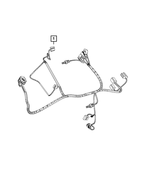 Wiring-Body and Accessories for 2018 Jeep Cherokee #5
