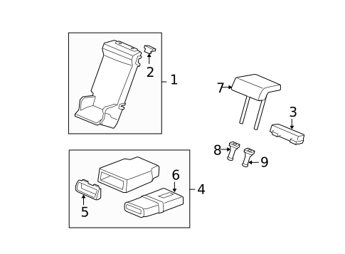 Second Row Seats for 2009 Acura MDX #2