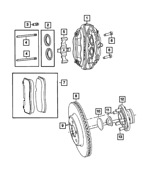 Front Brakes for 2016 Chrysler 300 #3