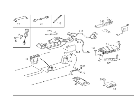 Car Phone, Voice Control System and Distress Call for 2001 Mercedes-Benz S 55 AMG® #1