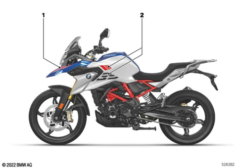 Stickers, Labels, Adhesive Film Strips for 2021 BMW-Motorrad G 310 GS #2