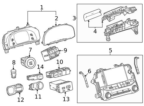 Ignition Lock for 2023 Lexus LX600 #1
