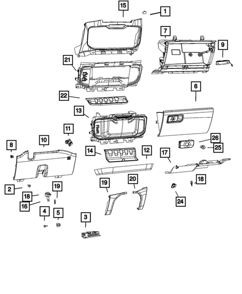 Instrument Panel for 2021 Ram 3500 #3