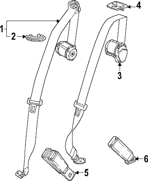 Seat Belt for 2024 Acura ZDX #0