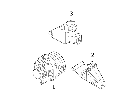 Alternator for 2007 Chevrolet Aveo5 #1