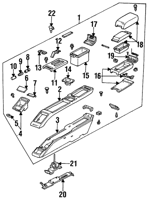 Console for 1993 Oldsmobile 88 #0