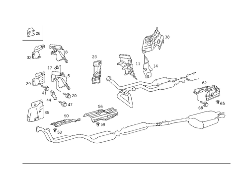 Screening Plates for 1997 Mercedes-Benz C230 #0