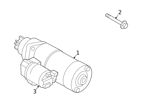 Starter for 2006 INFINITI FX35 #1