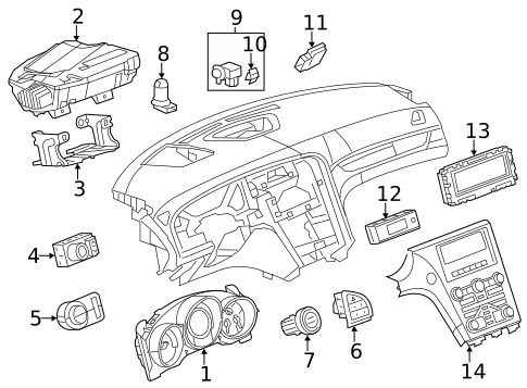 Blower Motor & Fan for 2010 Saab 9-5 #2