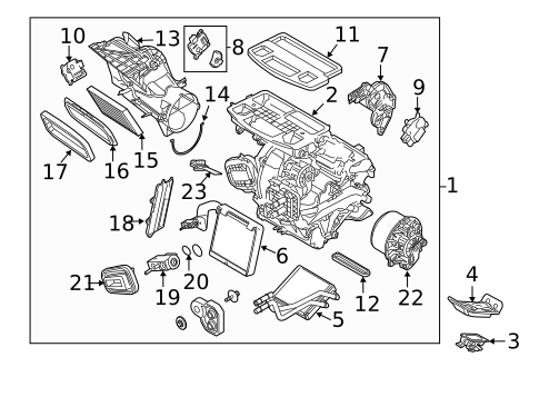 Heater for 2012 Ford Fiesta #1