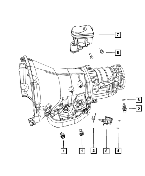 Case, Extension, Oil Pan, and Indicator (Dipstick) for 2009 Dodge Ram 3500 #3