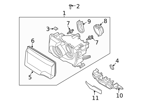 Bulbs - Chassis for 2003 Land Rover Range Rover #3