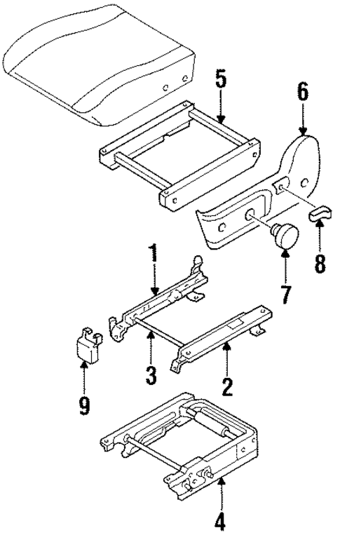 Tracks & Components for 1996 Acura SLX #0