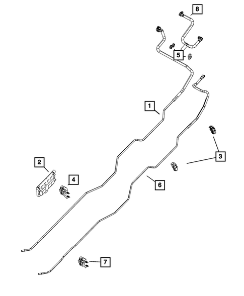 Fuel Lines and Tubes for 2021 Ram 3500 #0