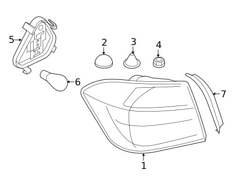 Tail Lamps for 2015 BMW 328i #0