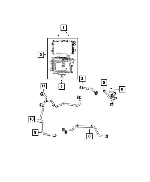 Air Conditioner and Heater Plumbing for 2026 Jeep Cherokee #4