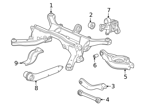 Rear Suspension for 2007 Saturn Vue #1
