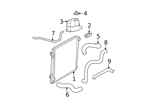Radiators, Coolers & Related Components for 2007 Mercury Mountaineer #0