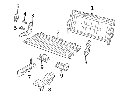 Second Row Seats for 2010 Volkswagen Routan #3