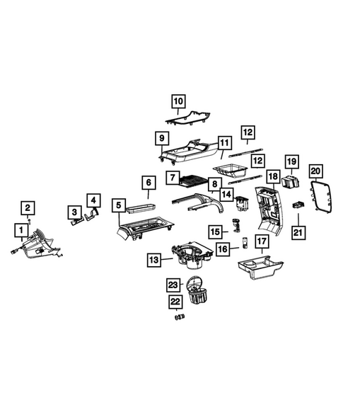 Consoles for 2023 Chrysler 300 #0