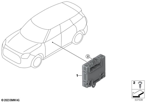 Control Units, Modules, Sensors for 2024 Mini Countryman SE ALL4 #2