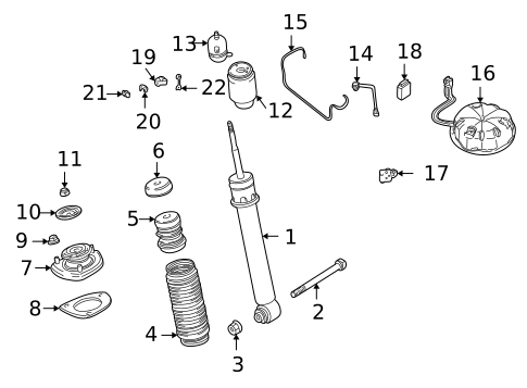 Struts & Components for 2000 BMW X5 #0