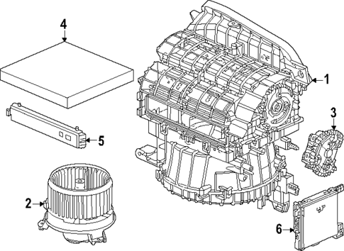 Blower Motor & Fan for 2023 Honda Accord #0