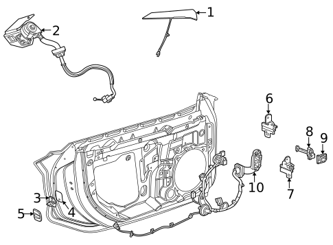 Lock & Hardware for 2023 Chevrolet Corvette #0